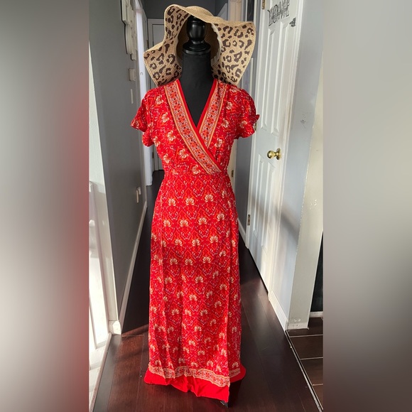 maxi summer/fall dress or cover up - Picture 6 of 6